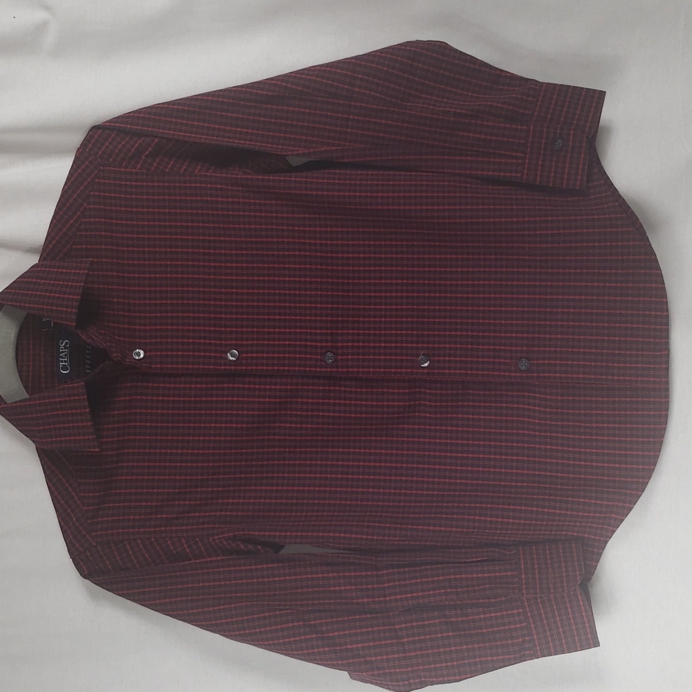 NWOT Boys Sz S8 Chaps Stretch Button Down Shirt